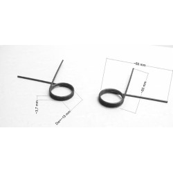 SPRĘŻYNA SKRĘTNA d 1.2 Dz 17.4 Dw 15 TYP3 KOMPLET – 1 kpl.