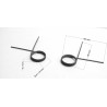SPRĘŻYNA SKRĘTNA d 1.2 Dz 17.4 Dw 15 TYP3 KOMPLET – 1 kpl.