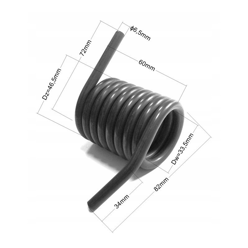 SPRĘŻYNA UKOŚNICY ERBAUER d 6.5 Dz 46.5 Dw 33.5 – 1 szt. SPRĘŻYNA UKOŚNICY ERBAUER d 6.5 Dz 46.5 Dw 33.5 – 1 szt.